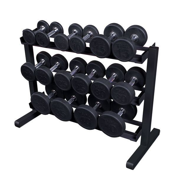 Body-Solid 5-50lb 3 Tier Dumbbell Rack