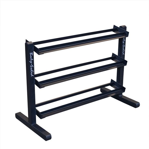 Body-Solid 5-50lb 3 Tier Dumbbell Rack