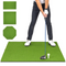 Golf Hitting Mat - PRO 5 x 4 ft - 5 mm Artificial Turf Training Mat for Indoor/Outdoor Swing Practice, Includes 3 Rubber Tees