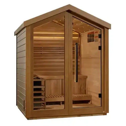 Golden Designs Savonlinna 3-Person Outdoor Traditional Sauna