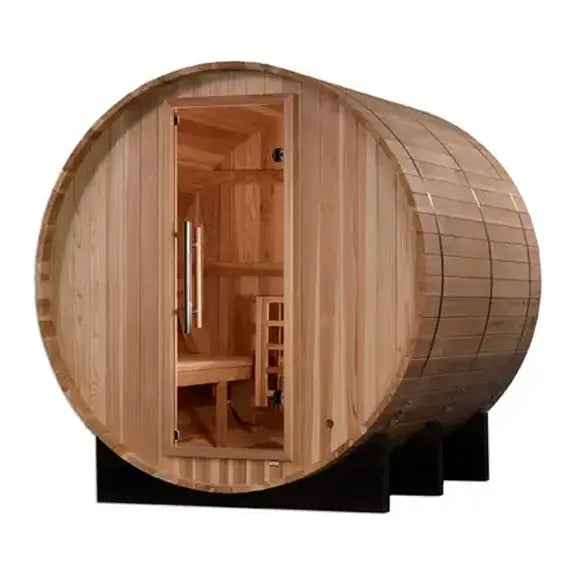 New 2026 "Arosa" 4 Person Barrel Traditional Sauna