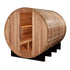 New 2026 "Klosters" 6 Person Barrel Traditional Sauna - Pacific Cedar