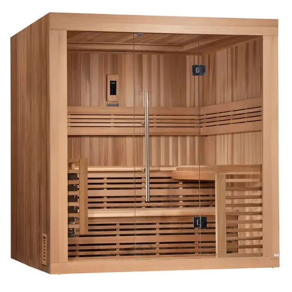 New 2026 "Osla Edition" 6 Person Traditional Sauna - Canadian Red Cedar