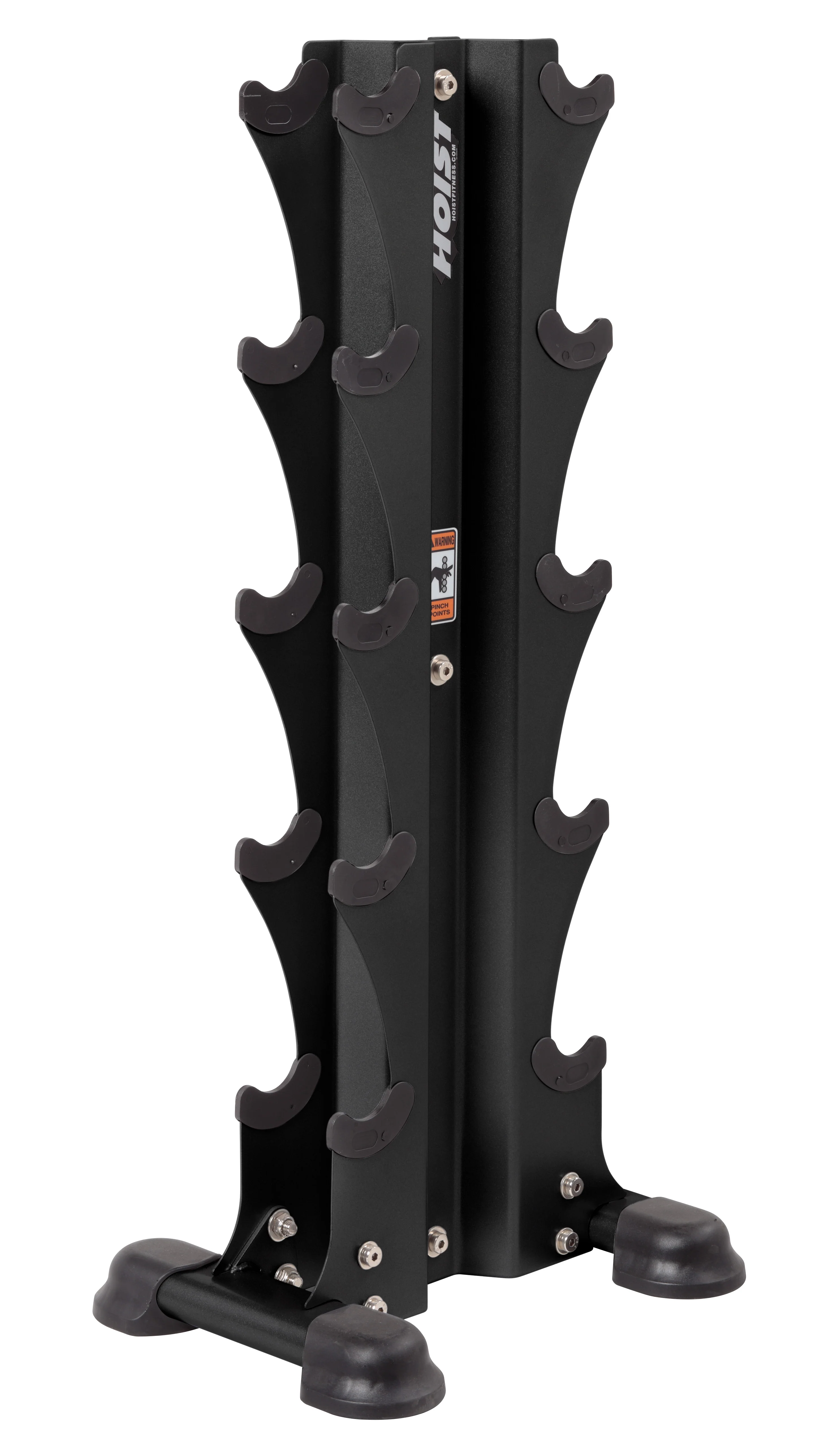 Hoist Fitness 5 Pair Vertical Dumbbell Rack (Dumbbells Not Included)