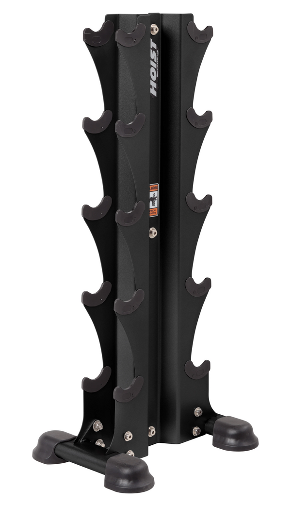 Hoist Fitness 5 Pair Vertical Dumbbell Rack (Dumbbells Not Included)