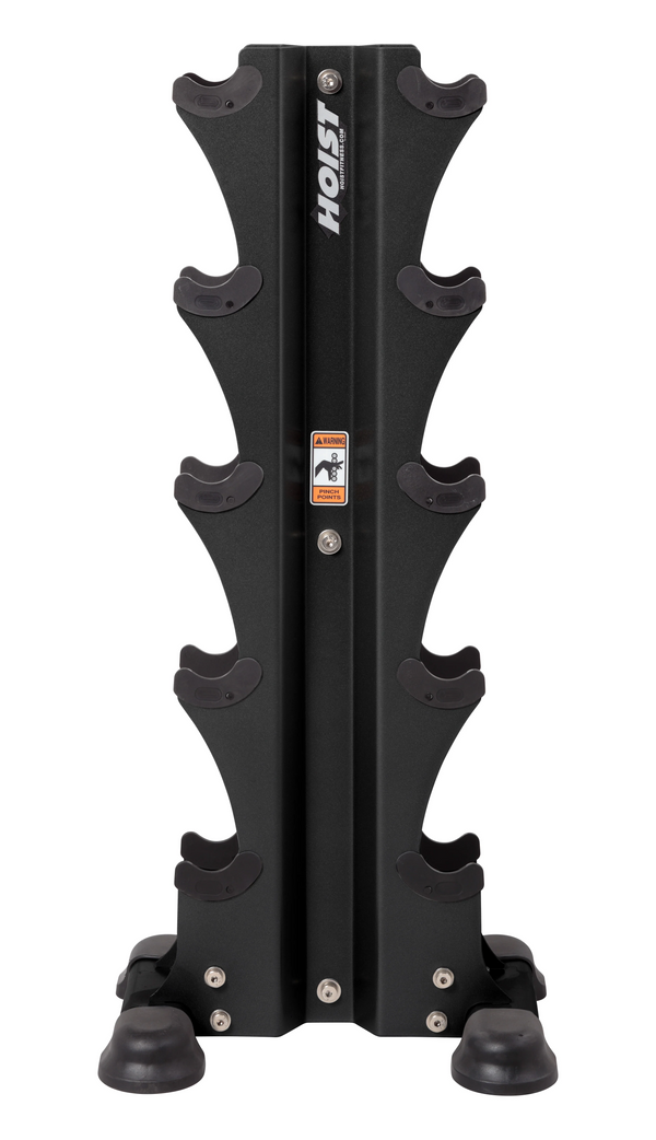 Hoist Fitness 5 Pair Vertical Dumbbell Rack (Dumbbells Not Included)