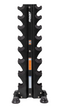 Hoist Fitness 8 Pair Vertical Hex Dumbbell Rack (Dumbbells Not Included)