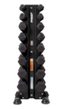 Hoist Fitness 8 Pair Vertical Hex Dumbbell Rack (Dumbbells Not Included)