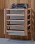 New 2026 "Klosters" 6 Person Barrel Traditional Sauna - Pacific Cedar