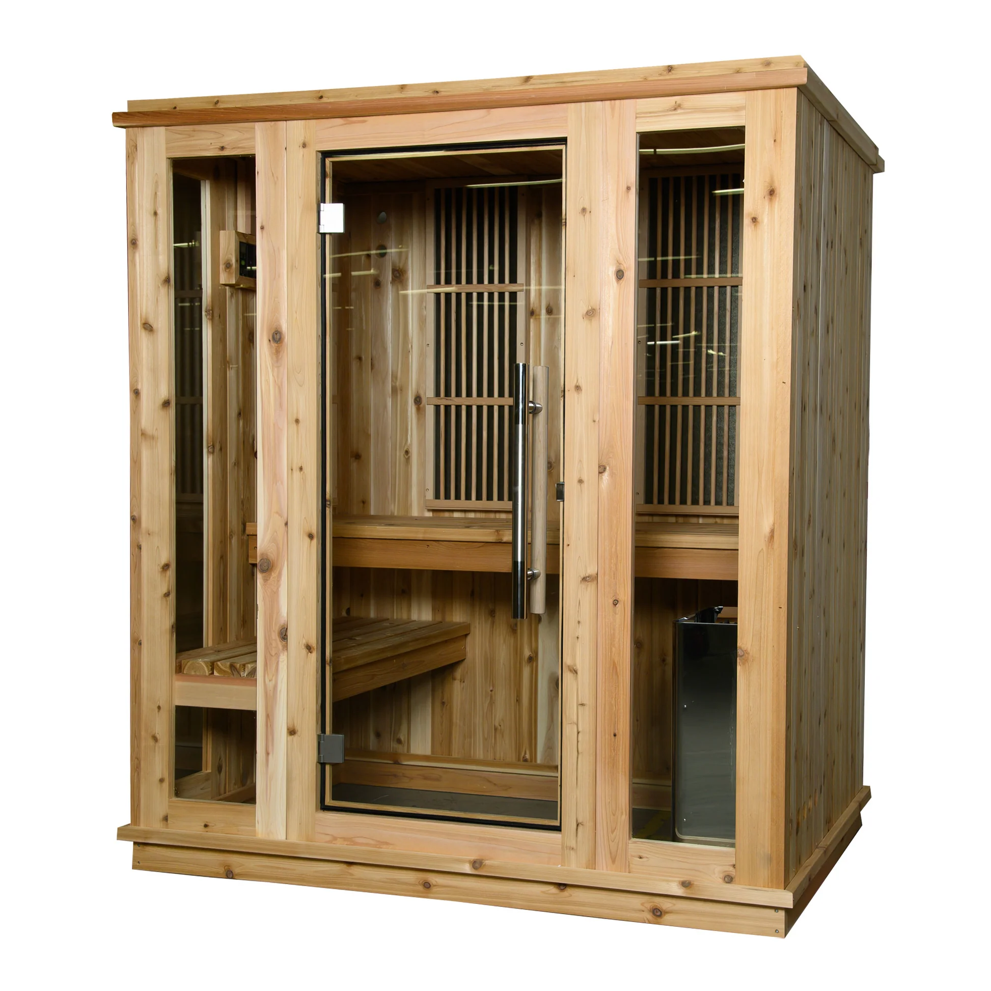Almost Heaven Auburn 2-3 Person Indoor Sauna (Respite Series - Hybrid Option)
