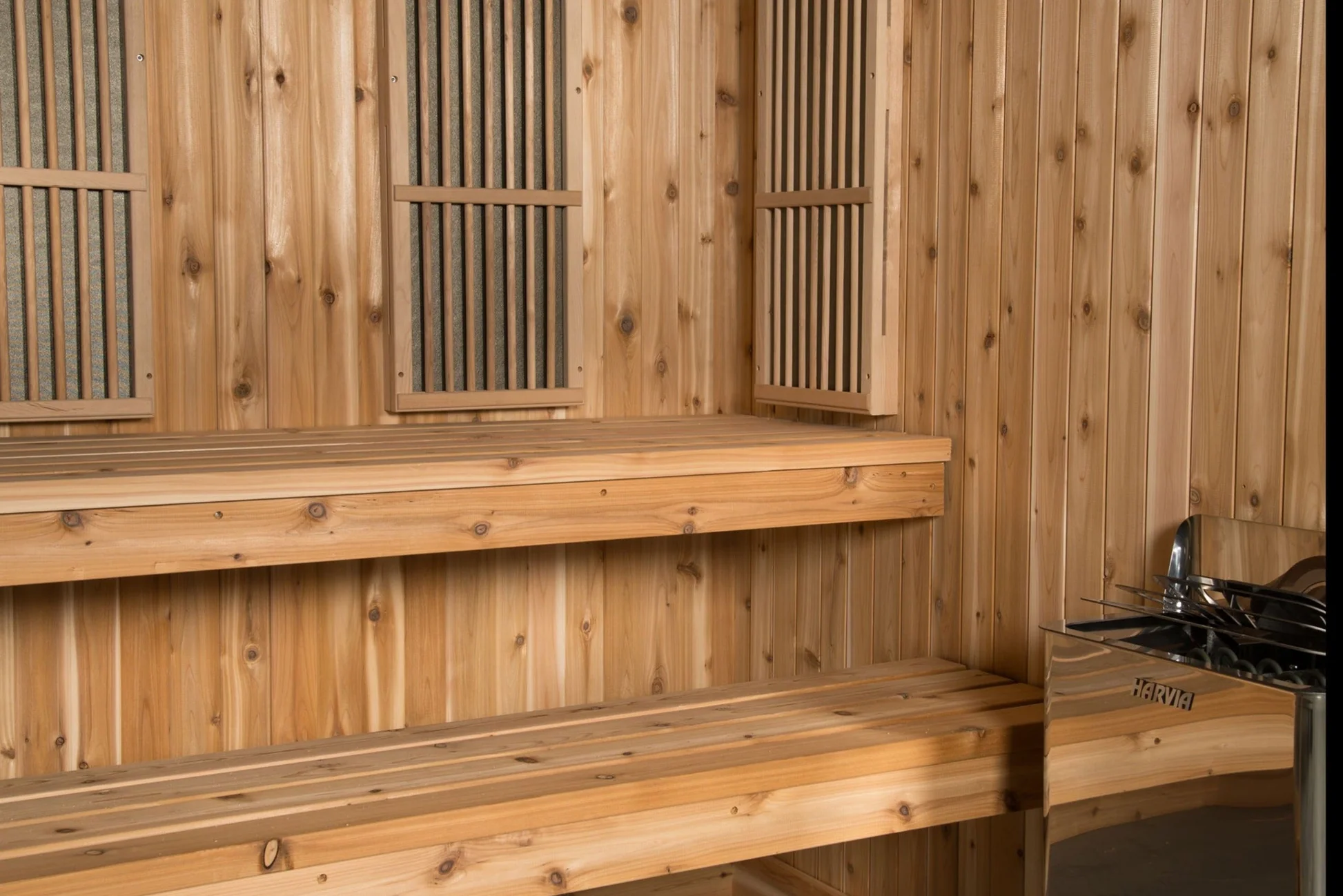 Almost Heaven Grayson 4-Person Indoor Sauna (Respite Series - Hybrid Option)