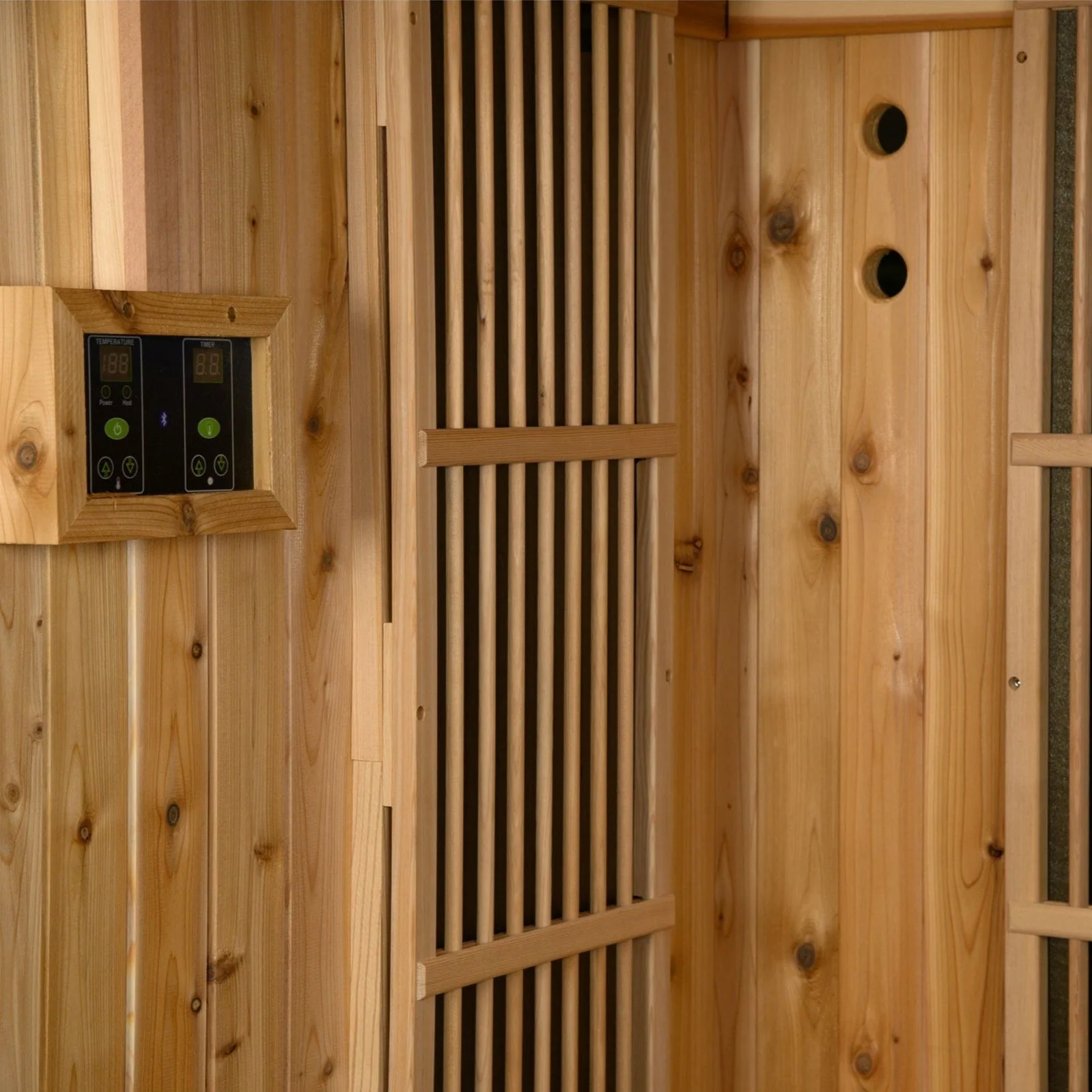Almost Heaven Madison 2-3 Person Hybrid Indoor Sauna (Respite Series - Hybrid Option)