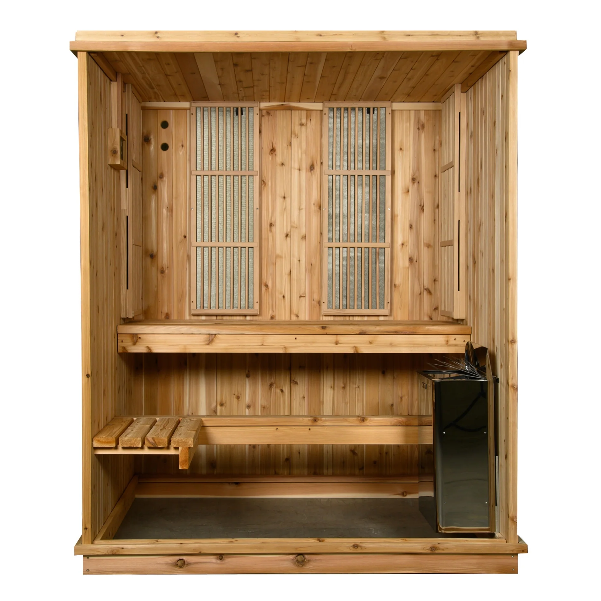 Almost Heaven Madison 2-3 Person Hybrid Indoor Sauna (Respite Series - Hybrid Option)