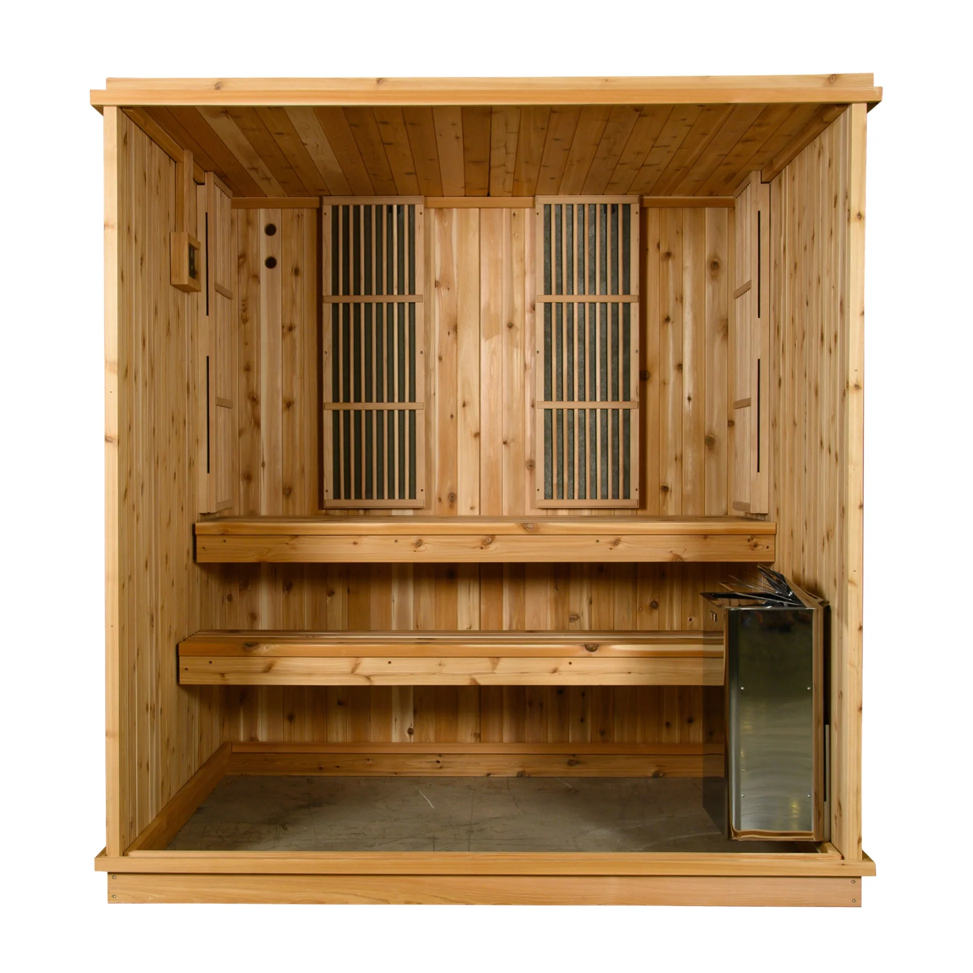 Almost Heaven Rainelle 4-Person Indoor Sauna (Respite Series - Hybrid Option)