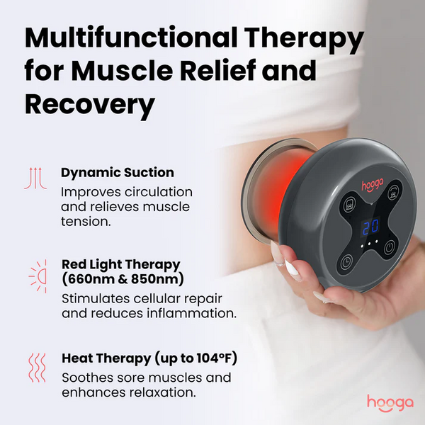 Hooga Red Light Therapy Cupping Device
