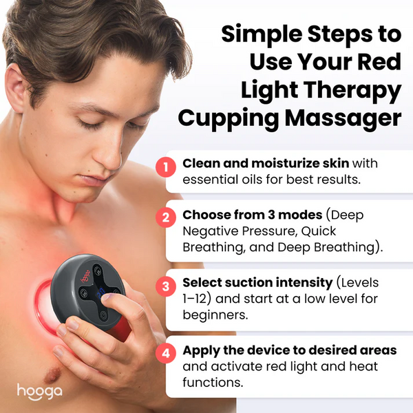 Hooga Red Light Therapy Cupping Device