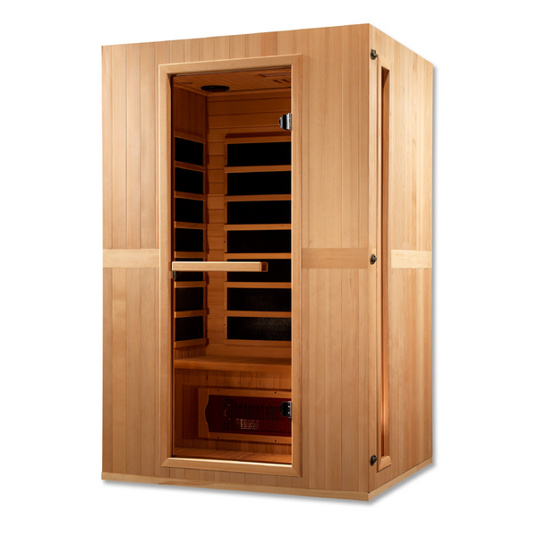 New 2026 Maxxus "Serenity" Dual Tech 2 person Low EMF FAR Infrared Sauna Canadian Hemlock