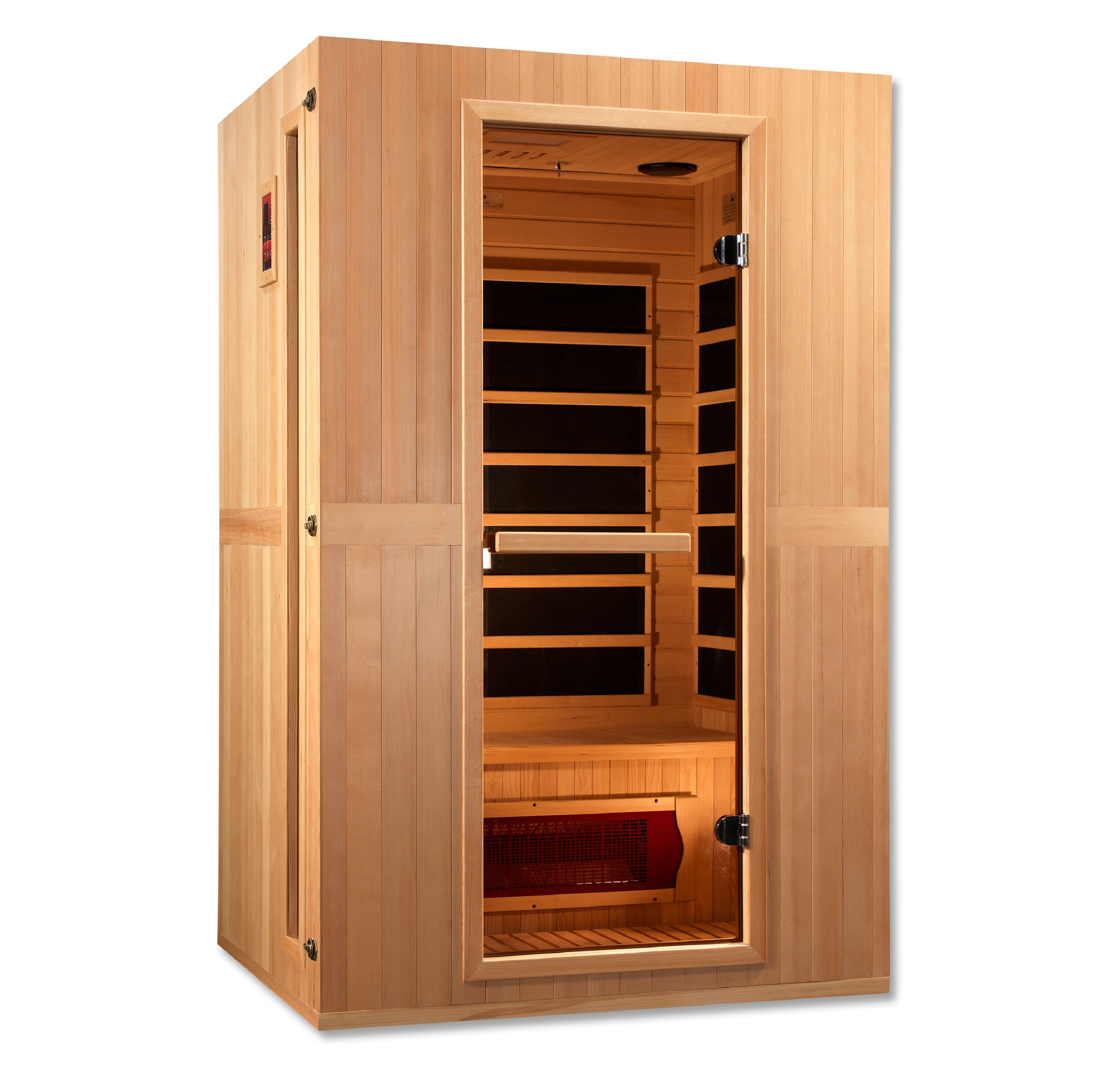 New 2026 Maxxus "Serenity" Dual Tech 2 person Low EMF FAR Infrared Sauna Canadian Hemlock