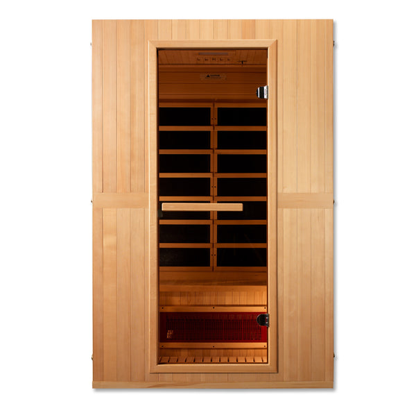 New 2026 Maxxus "Serenity" Dual Tech 2 person Low EMF FAR Infrared Sauna Canadian Hemlock