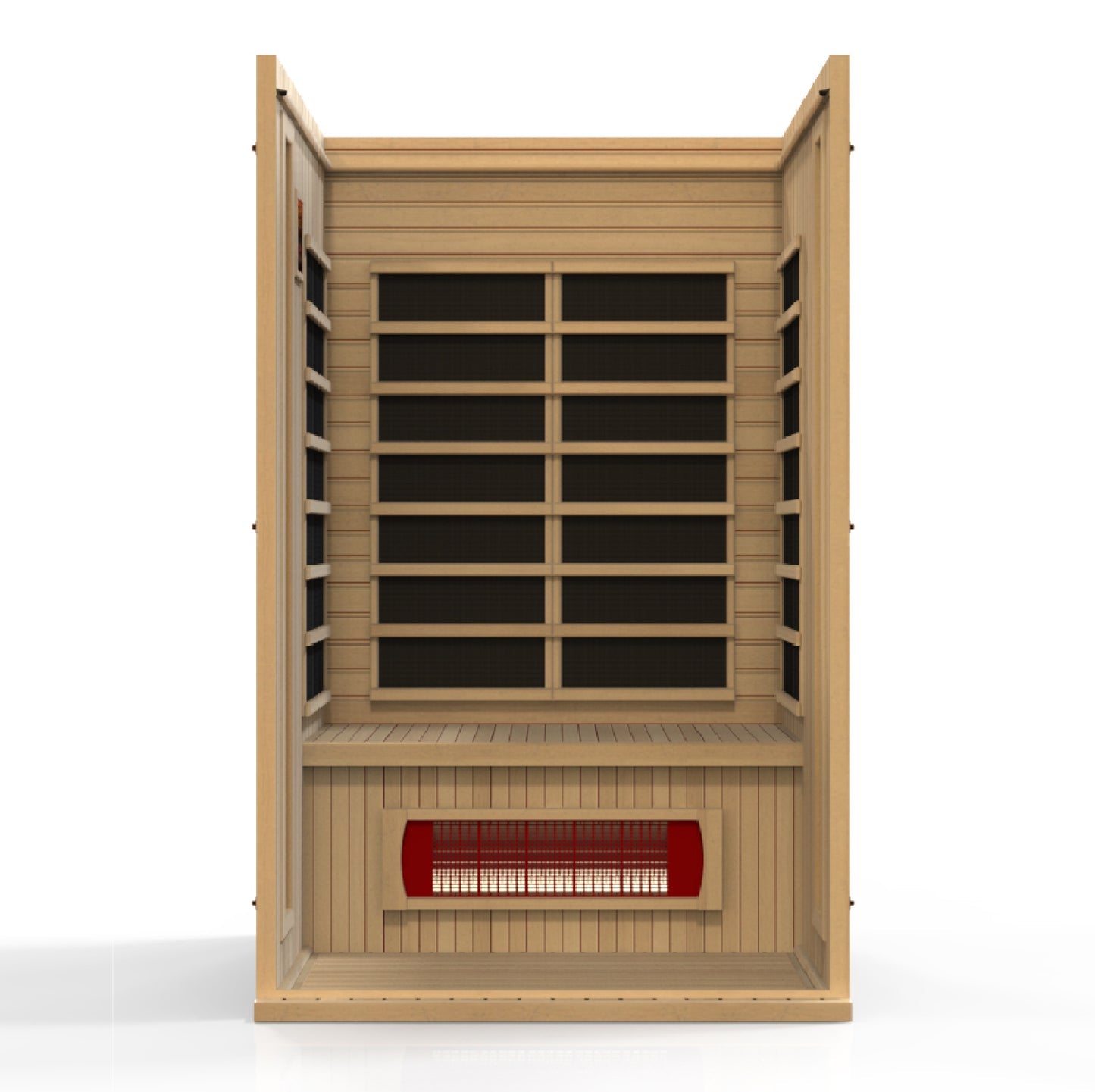 New 2026 Maxxus "Serenity" Dual Tech 2 person Low EMF FAR Infrared Sauna Canadian Hemlock