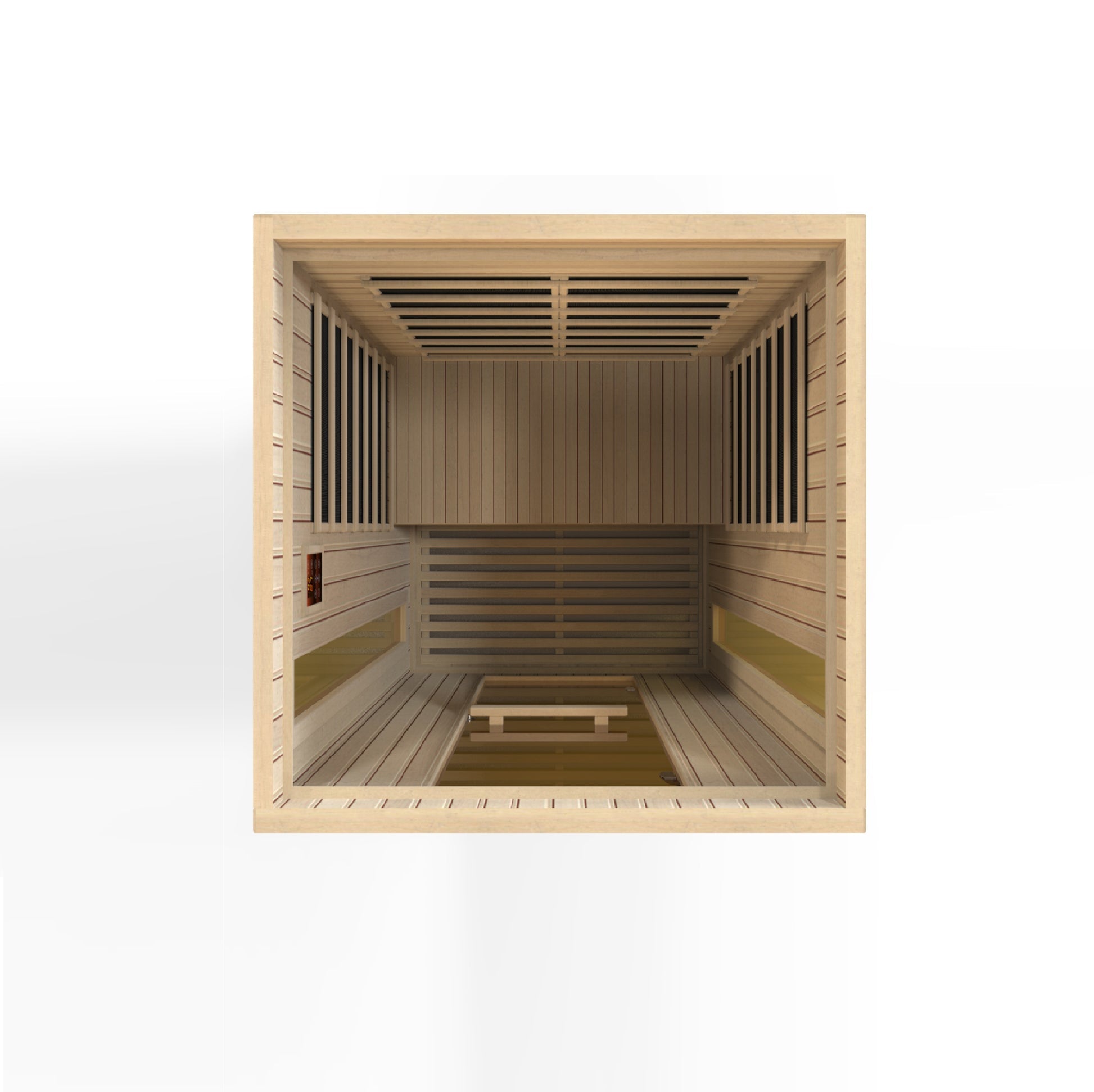 New 2026 Maxxus "Serenity" Dual Tech 2 person Low EMF FAR Infrared Sauna Canadian Hemlock