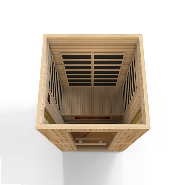 New 2026 Maxxus "Serenity" Dual Tech 2 person Low EMF FAR Infrared Sauna Canadian Hemlock
