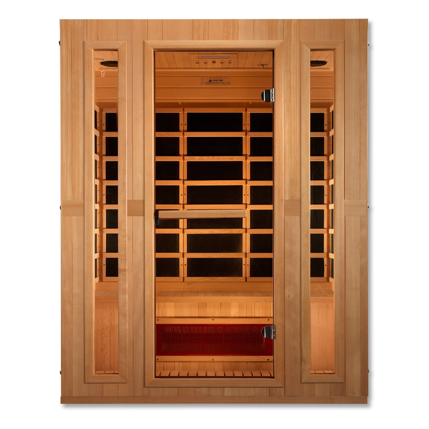 New 2026 Maxxus "Trinity" Dual Tech 3 person Low EMF FAR Infrared Sauna Canadian Hemlock