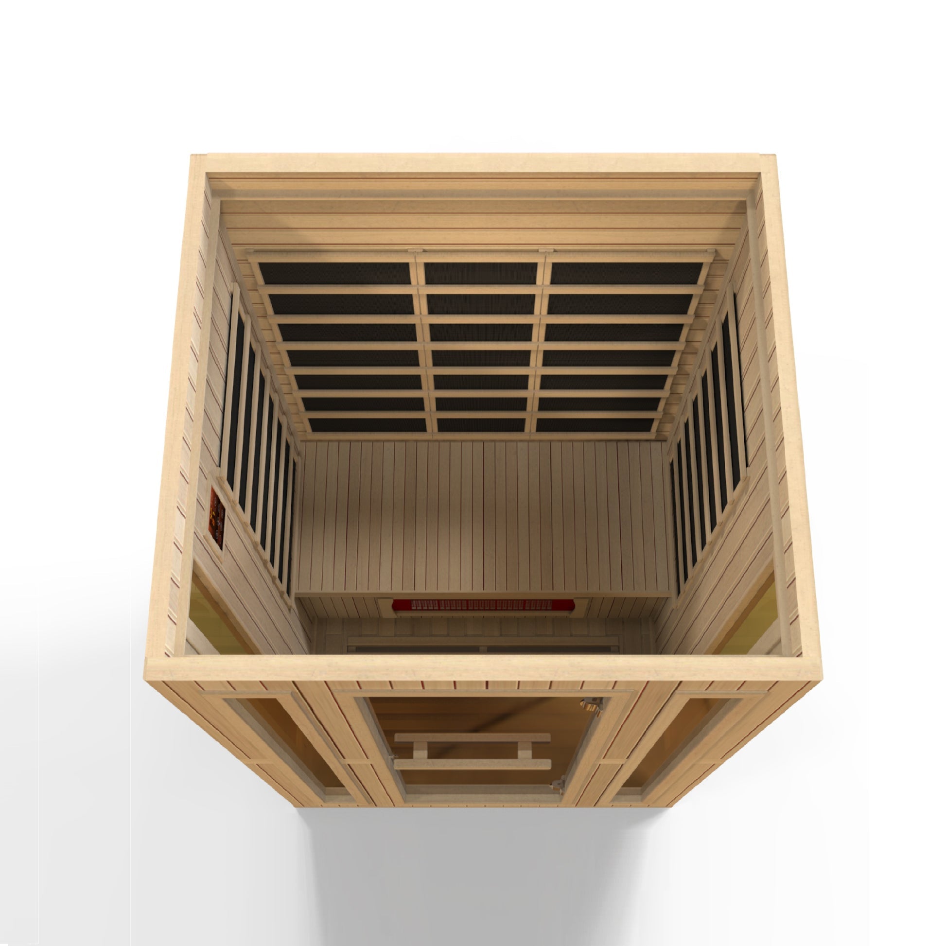 New 2026 Maxxus "Trinity" Dual Tech 3 person Low EMF FAR Infrared Sauna Canadian Hemlock