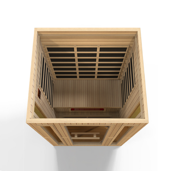 New 2026 Maxxus "Trinity" Dual Tech 3 person Low EMF FAR Infrared Sauna Canadian Hemlock