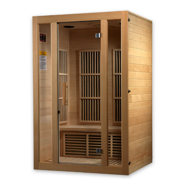 New 2026 Maxxus "Seattle" 2 Person Near Zero EMF FAR IR Sauna (MX-J206-01-ZF)