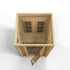 New 2026 Maxxus "Bellevue" 3 Person Low EMF FAR Infrared Sauna Canadian Hemlock