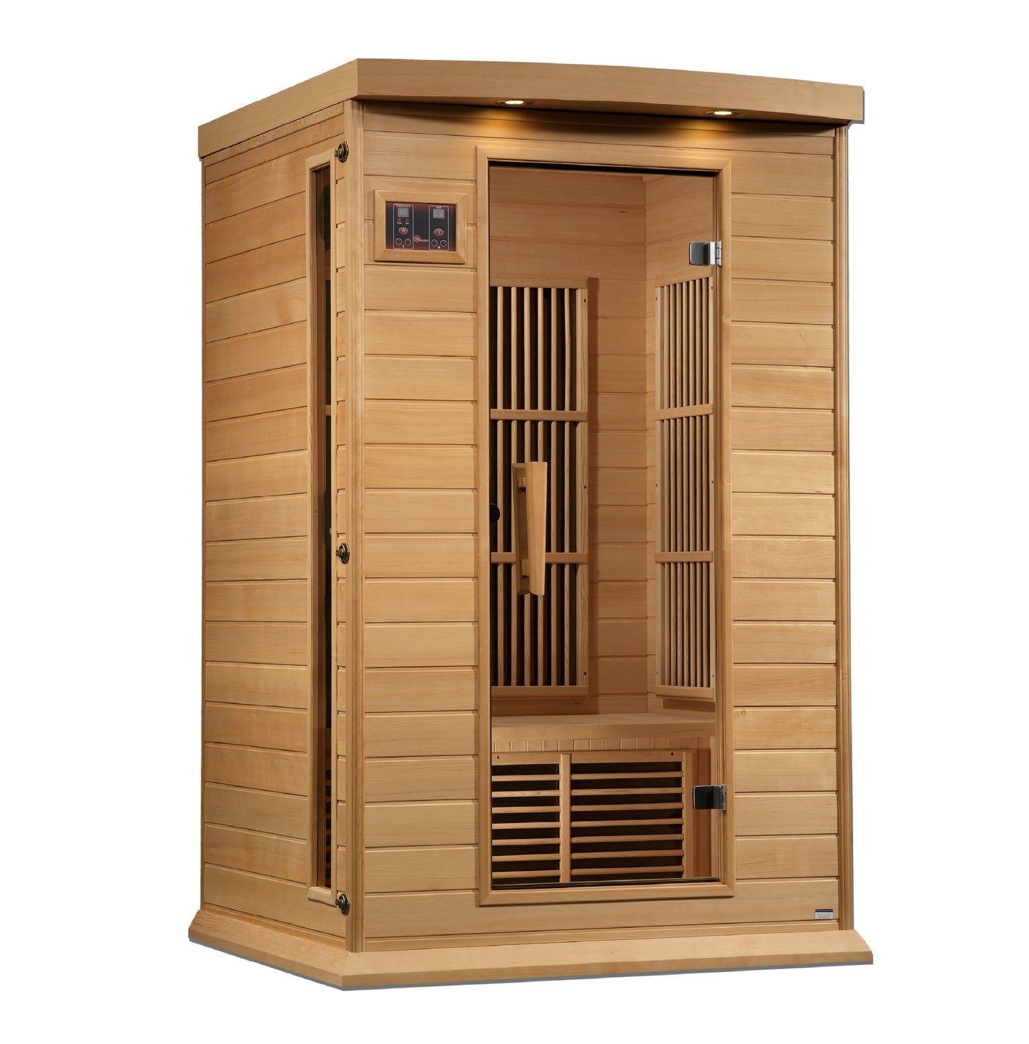 New 2026 Maxxus 2 Person Near Zero EMF FAR Infrared Sauna - Canadian Hemlock