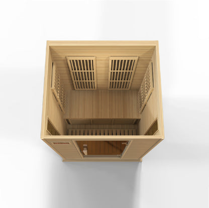 New 2026 MX-K206-01 Maxxus Low EMF FAR Infrared Sauna Canadian Hemlock