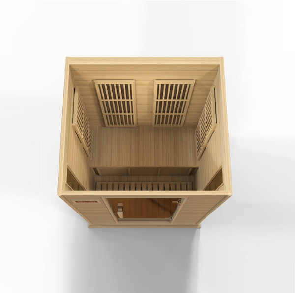 New 2026 MX-K206-01 Maxxus Low EMF FAR Infrared Sauna Canadian Hemlock