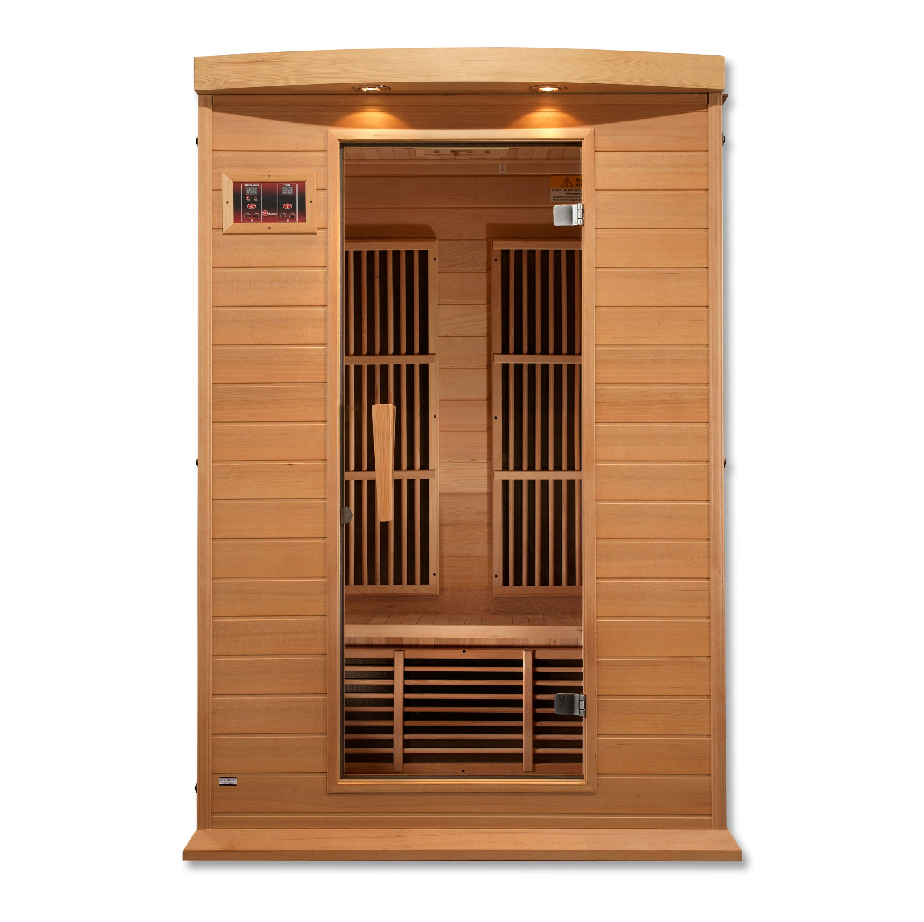 New 2026 MX-K206-01 Maxxus Low EMF FAR Infrared Sauna Canadian Hemlock