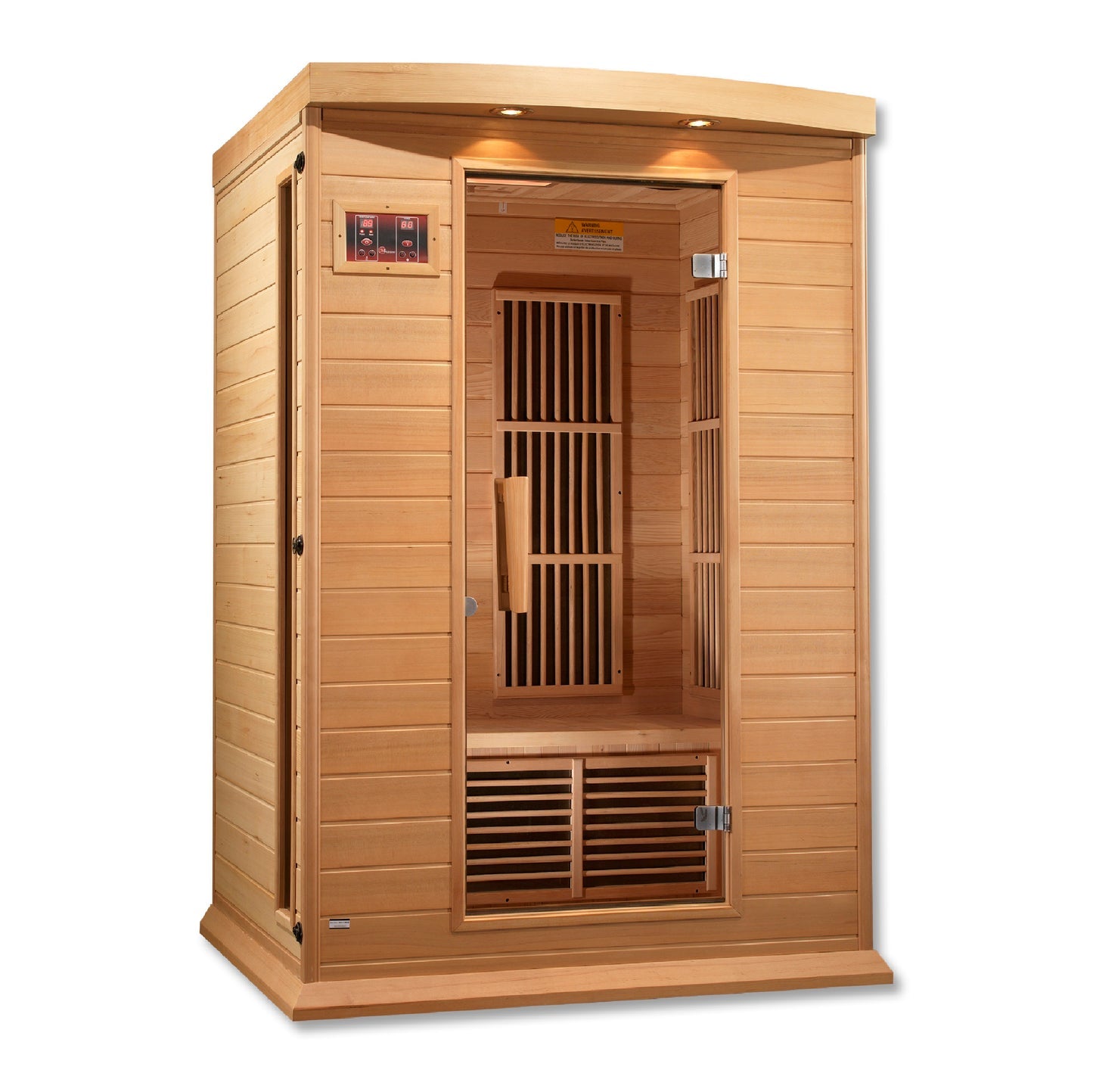 New 2026 MX-K206-01 Maxxus Low EMF FAR Infrared Sauna Canadian Hemlock