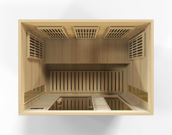 New 2026 MX-K306-01 Maxxus Low EMF FAR Infrared Sauna Canadian Hemlock