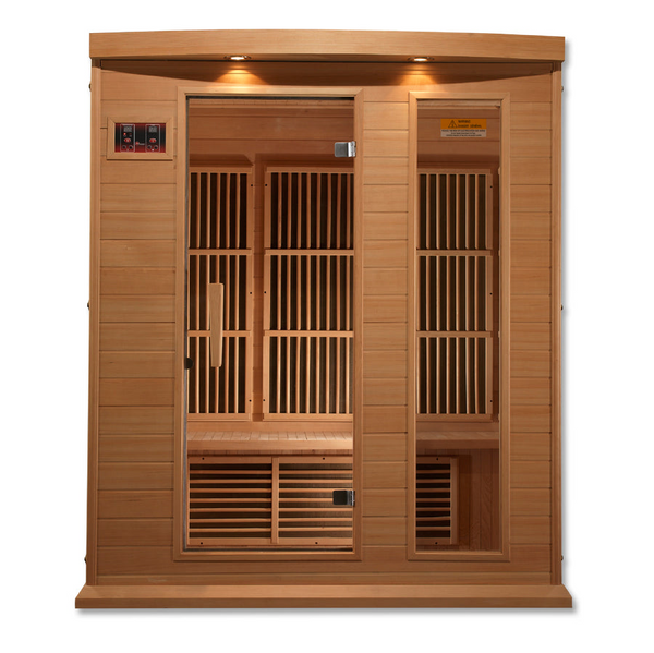 New 2026 MX-K306-01 Maxxus Low EMF FAR Infrared Sauna Canadian Hemlock
