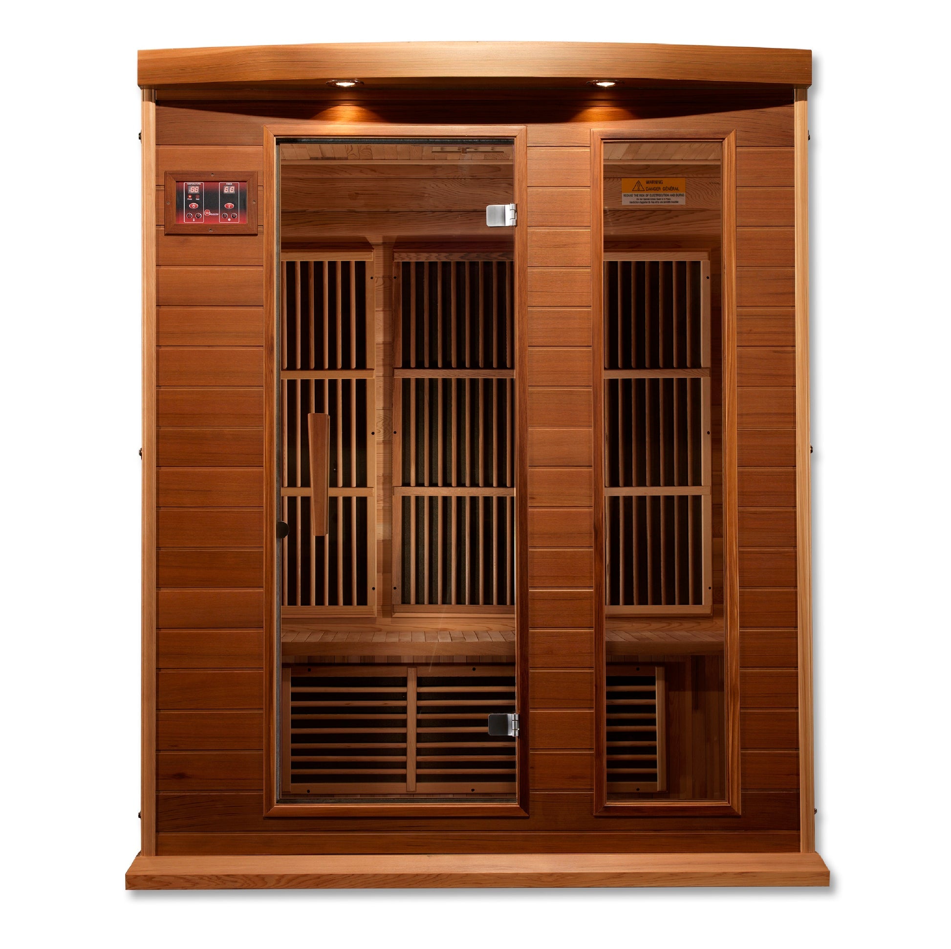 New 2026 Maxxus "Montilemar Edition" 3 Person Near Zero EMF FAR Infrared Sauna - Canadian Red Cedar