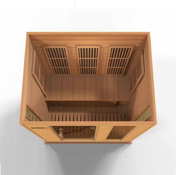 New 2026 Maxxus "Montilemar Edition" 3 Person Near Zero EMF FAR Infrared Sauna - Canadian Red Cedar