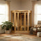 New 2026 MX-K356-01 Maxxus Low EMF FAR Infrared Sauna Canadian Hemlock