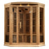 New 2026 Maxxus 3 Person Corner Near Zero EMF FAR Infrared Sauna - Canadian Hemlock