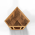 New 2026 Maxxus "Avignon Edition" 3 Person Corner Near Zero EMF FAR Infrared Sauna - Canadian Red Cedar