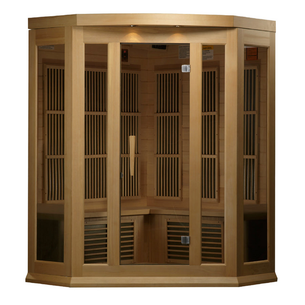 New 2026 MX-K356-01 Maxxus Low EMF FAR Infrared Sauna Canadian Hemlock