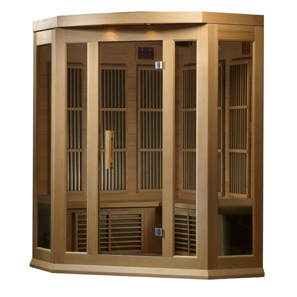 New 2026 MX-K356-01 Maxxus Low EMF FAR Infrared Sauna Canadian Hemlock