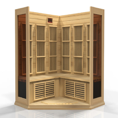 New 2026 MX-K356-01 Maxxus Low EMF FAR Infrared Sauna Canadian Hemlock