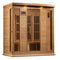 New 2026 Maxxus 4 Person Near Zero EMF FAR Infrared Sauna - Canadian Hemlock
