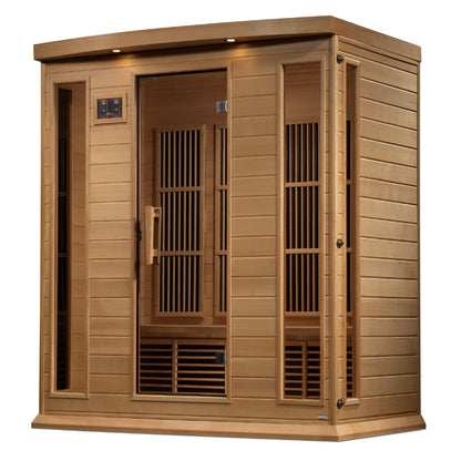 New 2026 Maxxus 4 Person Near Zero EMF FAR Infrared Sauna - Canadian Hemlock