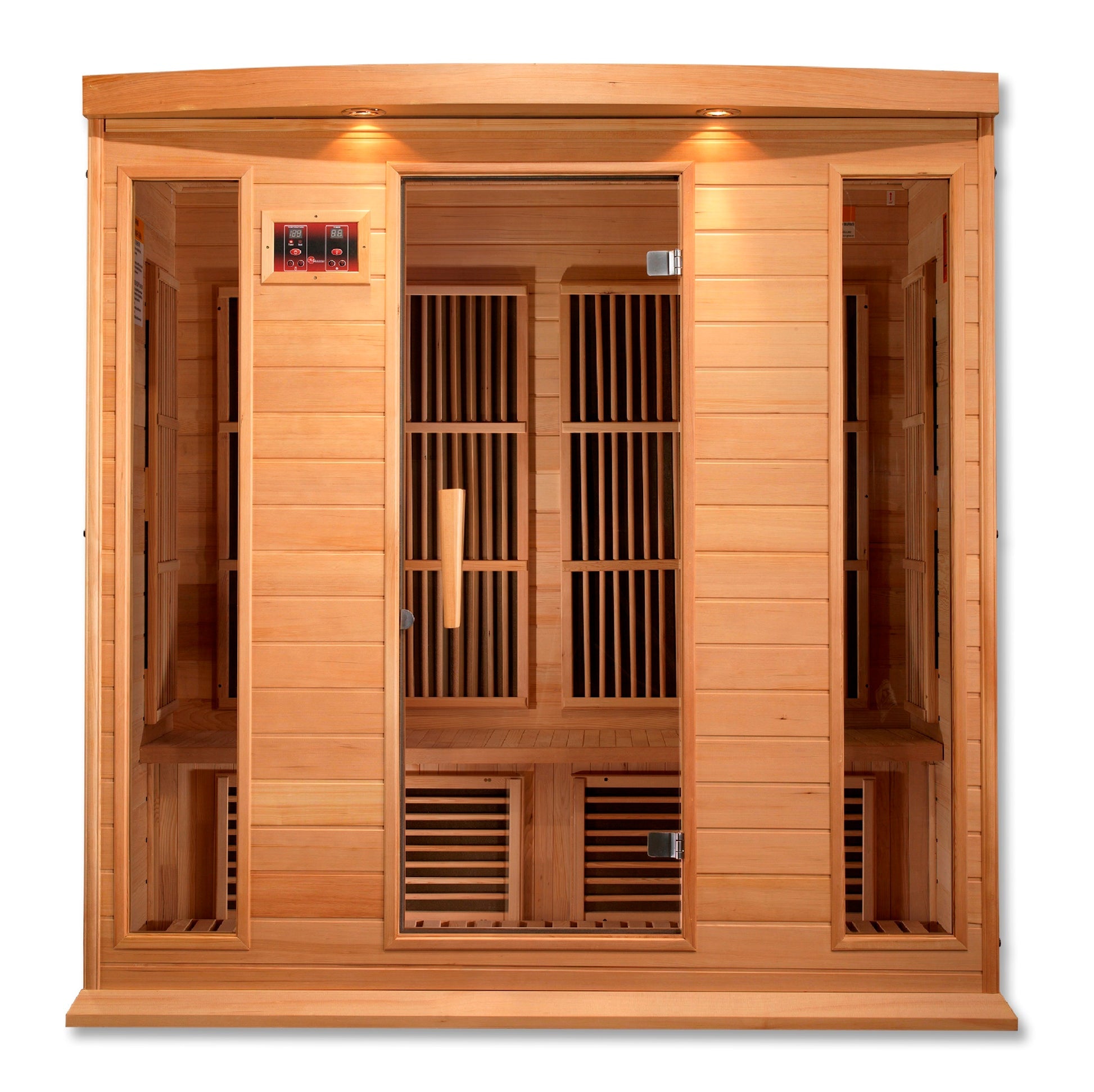 New 2026 MX-K406-01 Maxxus Low EMF FAR Infrared Sauna Canadian Hemlock