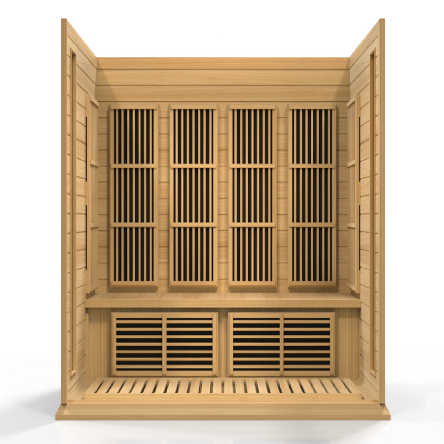 New 2026 MX-K406-01 Maxxus Low EMF FAR Infrared Sauna Canadian Hemlock